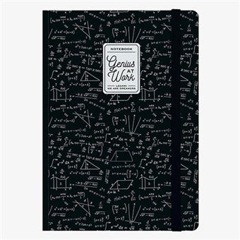 Cuaderno grande Legami rayas tapa dura Maths negro