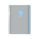 Agenda Anual 2024 Dohe A5 Día Por Página Memphis Gris