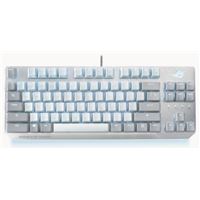 Teclado gaming mecánico RGB Asus ROG Strix Scope TKL Blanco