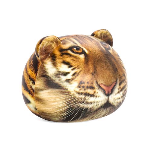 Pelota antiestres Kikkerland Gato y tigre naranja