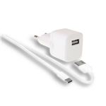 Cargador de pared Wefix USB-C Blanco