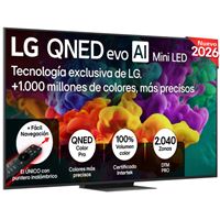 TV QNED 65" LG 65QNED87B6A evo MiniLED AI 4K UHD 2026 Smart TV