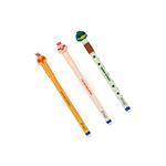 Mr Wonderful Set De 3 Bolis Borrables Bo Bo Granja Gallina, Gallo Y Pato