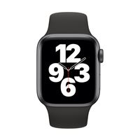 Apple Watch SE 40 mm GPS, Caja de aluminio en gris y correa deportiva Medianoche