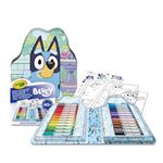 Maletín Crayola 45 Piezas Colores Y Pegatinas Bluey