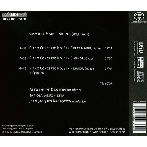 Saint-Saëns - Piano Concertos 3, 4 & 5 - |