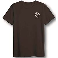 camiseta kingdom hearts corazon negro talla l - camisetas fortnite ninos primark