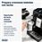 Cafetera superautomática - De'Longhi Rivelia EXAM440.35.B, Molinillo integrado, 2 depósitos de café, Espumador, 8 recetas, 19 bar, 1450 W, Negro