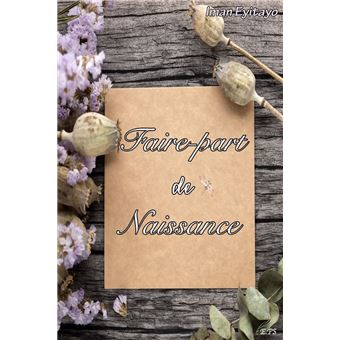 Faire-part de naissance - 1