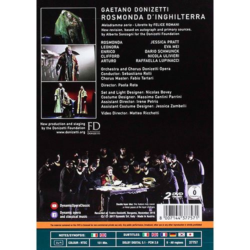 Donizetti - Rosmonda D'Inghilterra - 2 DVD - Disco | Fnac