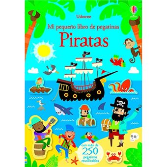 Piratas-mi pequeño libro de pegatin