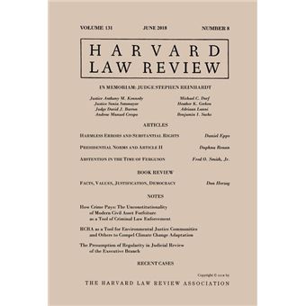Harvard Law Review: Volume 131, Number 8 - June 2018 - 1