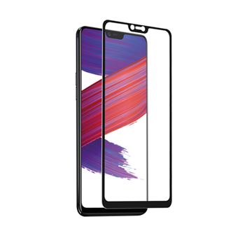 Funda Muvit Cristal templado para Oppo R15 Pro Marco negro