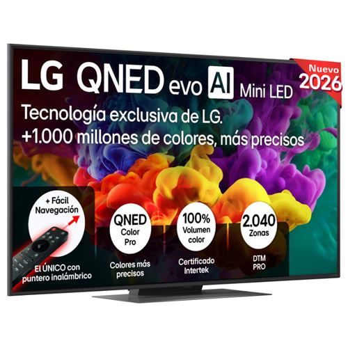 Tv Qned 55" Lg 55qned87b6a Evo Miniled Ai 4k Uhd 2026 Smart Tv