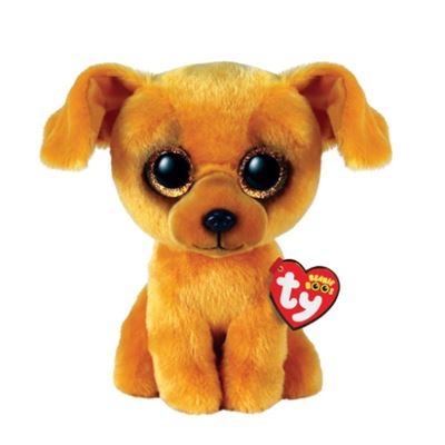 Peluche beanie boos zuzu tan dog 15cm
