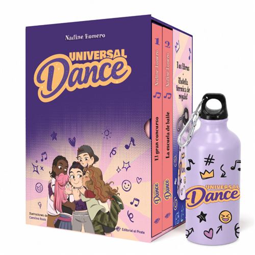 Estuche Universal Dance: 2 Libros + Botella Térmica