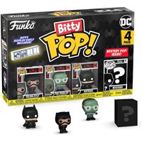 Set 4 figuras Funko Bitty Pop DC The Batman 85Th Catwoman + Riddler + Batman + Figura sorpresa