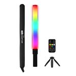 Tubo de luz LED portátil T'nB Influence Pro luz blanca y RGB + Mini trípode + Control remoto
