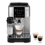 Cafetera superautomática - De'Longhi Magnífica Start ECAM220.80.SB, Molinillo integrado, LatteCrema hot, 5 recetas, 15 bar, 1450 W, Plata