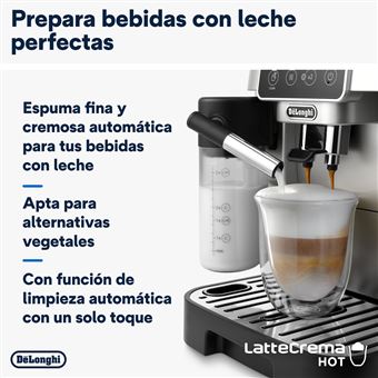 De'Longhi Eletta Digital - Máquina de café expreso súper automática con  sistema de crema latte, color negro