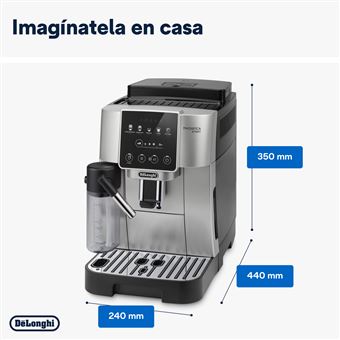 Cafetera superautomática De'Longhi Magnifica Evo ECAM 290.61.B, Molinillo  integrado, jarra de leche, 15 bar, 1,8 l, Táctil, Negro - Comprar en Fnac