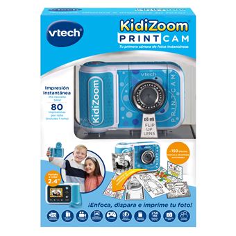 Cámara infantil de fotos instantáneas y vídeos VTech Kidizoom Print cam  azul - Juego junior - Comprar en Fnac