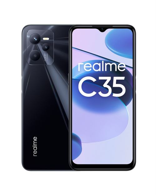 Realme C35, 4+128 GB, Negro
