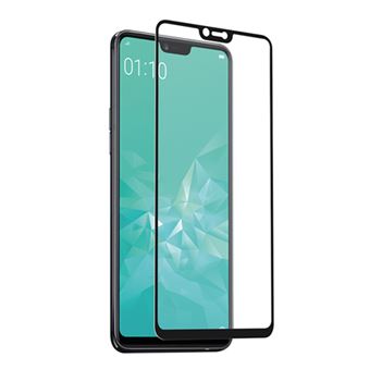 Funda Muvit Cristal templado Marco negro para OPPO A3