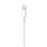 Cable Apple Lightning a USB Blanco 1m