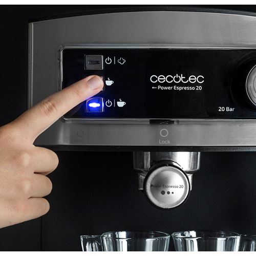 Cafetera Cecotec Power espresso 20 850W presión 20 bares