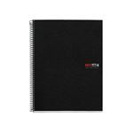 Cuaderno A6 Miquelrius Negro Cuadrícula Tapa Blanda 80 Hojas