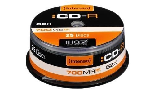 Intenso Pack 25 Cd-r 700mb