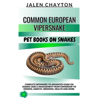 COMMON EUROPEAN VIPERSNAKE PET BOOKS ON SNAKES - 1