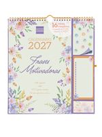 Calendario Plus 16 Meses Pared Finocam Sep 2026 Dic 2027 Plus 215x325 Mm Mes Vista Frases Motivadoras Español
