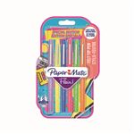 Pack 6 Rotuladores Paper Mate Flair Retro Punta De Fibra 0,7mm Varios Colores