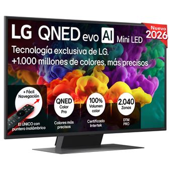 TV QNED 43" LG 43QNED87B6A evo MiniLED AI 4K UHD 2026 Smart TV