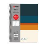 Agenda 18 Meses Miquelrius Plus Semana Vista Sunset 2026-27