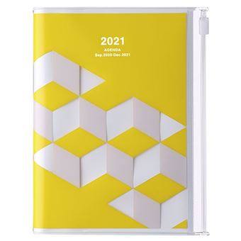 A6 MARKS Agenda 2021 vertical color amarillo. 