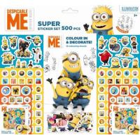 Minions Super stickers set 500 pegatinas