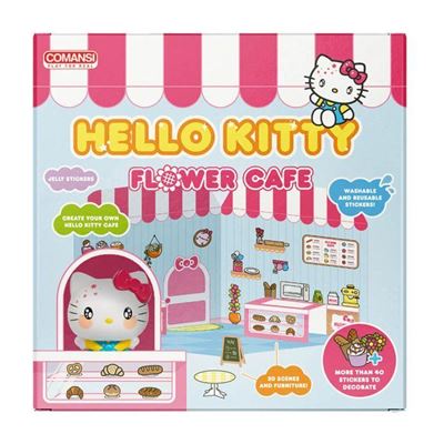 Sticker house hello kitty flower cafe