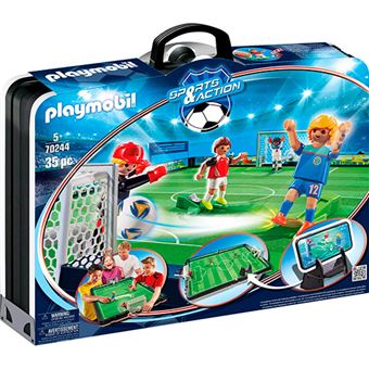 Campo de fútbol maletín de Playmobil de segunda mano por 35 EUR en Molina  de Segura en WALLAPOP