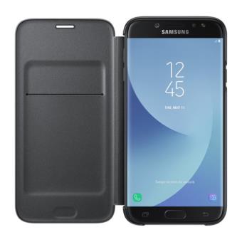 Para exponer Ambiguo colchón Funda Samsung Wallet Cover para Galaxy J7 2017 Negro - Funda para teléfono  móvil - Fnac