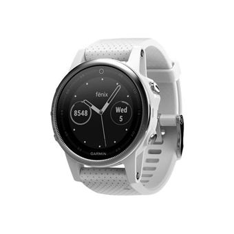 Smartwatch Garmin Fenix 5S Plata/Blanco