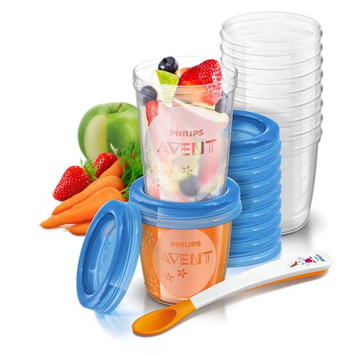 Philips Recipientes Para Comida Avent Scf721/20 180 Ml Kit