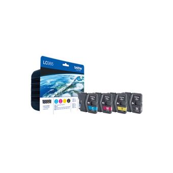 Pack de tinta Brother LC985VALBP Color - Negro