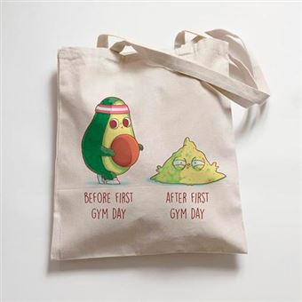 Bolsa de tela Naolito Before After First Gym Day Premium