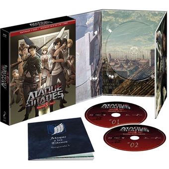 Ataque a Los Titanes Temporada 3 Episodios 38 a 49 - Blu-Ray