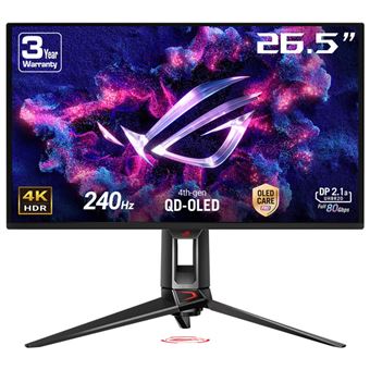Monitor Gaming Asus ROG Swift OLED PG27UCDM 4K Ultra HD QD-OLED 240Hz Negro
