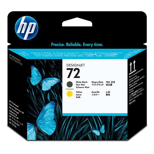 Cabezal De Impresión Negro Mate / Amarillo Hp 72 C9384A