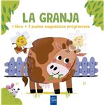 Lee y juega con puzles magnéticos. La granja